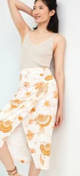 NWT Farm Rio Getaway Midi Skirt - Picture 2 of 7